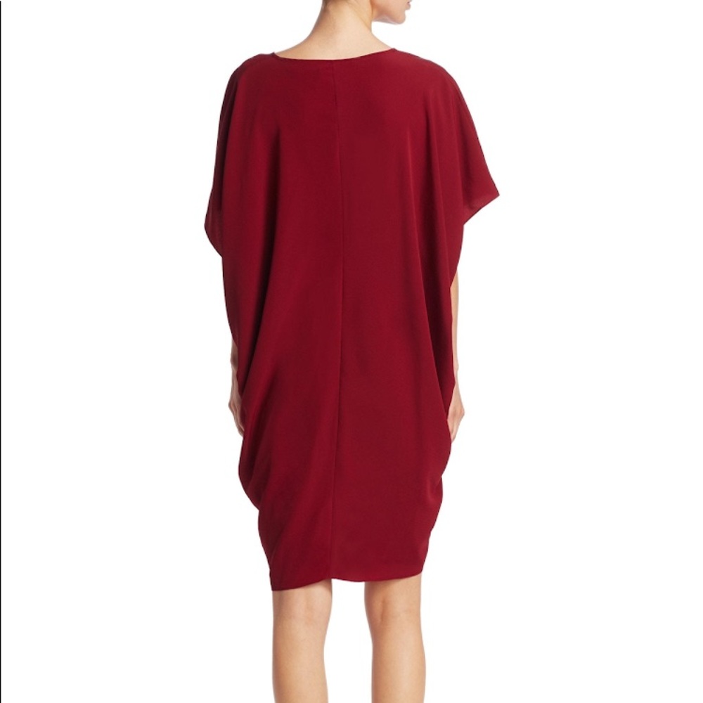 Hatch Burgundy Slouch Kimono Shift Dress Size P - Picture 2 of 8